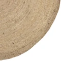 Okrągły dywanik z juty Natur Sand ⌀150 - Finarte