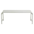 Ławka metalowa na balkon Brenta Ivory 122 cm - Nordal