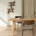 Półka na ścianę drewniana A-Shelf, Smoked Ash 78x12x67 - Andersen Furniture