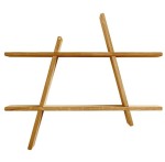 Drewniana półka na ścianę A-Shelf, dąb olejowany 78x12x67 - Andersen Furniture
