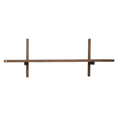 Półka wisząca drewniana Light Shelf 90, dymiony jesion - Andersen Furniture