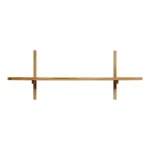 Półka wisząca drewniana Light Shelf 90, olejowany dąb - Andersen Furniture