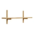 Półka wisząca drewniana Light Shelf 90, olejowany dąb - Andersen Furniture