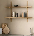 Półka wisząca drewniana Light Shelf 90, olejowany dąb - Andersen Furniture