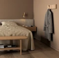 Wieszak ścienny drewniany do przedpokoju Mono - Andersen Furniture