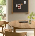 Stół z litego drewna dębowego rozkładany Classic Ø110, natural - Andersen Furniture