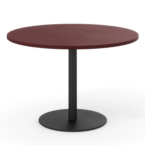 Stół okrągły na jednej nodze Delta Ø110, wybór koloru blatu - Andersen Furniture