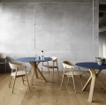 Stół jadalniany okrągły Space Ø110, wybór koloru blatu i nóg - Andersen Furniture
