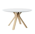 Stół jadalniany okrągły Space Ø120, wybór koloru blatu i nóg - Andersen Furniture