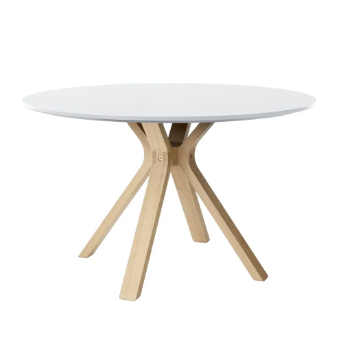 Stół jadalniany okrągły Space Ø120, wybór koloru blatu i nóg - Andersen Furniture