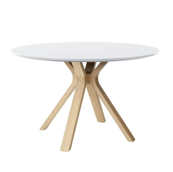 Stół jadalniany okrągły Space Ø120, wybór koloru blatu i nóg - Andersen Furniture