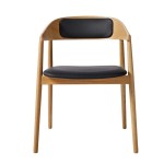 Drewniane krzesło tapicerowane AC2, dąb naturalny - Andersen Furniture