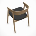 Drewniane krzesło tapicerowane AC2, dąb naturalny - Andersen Furniture