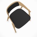 Drewniane krzesło tapicerowane AC2, dąb naturalny - Andersen Furniture