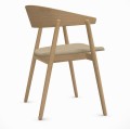 Krzesło drewniane tapicerowane AC2, dąb rama wykończenie do wyboru, tkanina Floyd Kvadrat - Andersen Furniture