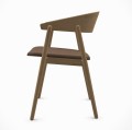 Krzesło drewniane tapicerowane AC2, dąb, tkanina Re-Wool Kvadrat - Andersen Furniture