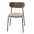Krzesło tapicerowane z fornirowanym oparciem Scope Floyd Kvadrat, wybór koloru - Andersen Furniture