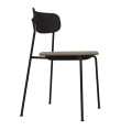 Krzesło tapicerowane z fornirowanym oparciem Scope ReWool Kvadrat, wybór koloru - Andersen Furniture