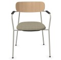 Krzesło tapicerowane z podłokietnikiem Scope ReWool Kvadrat, wybór koloru - Andersen Furniture