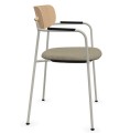 Krzesło tapicerowane z podłokietnikiem Scope ReWool Kvadrat, wybór koloru - Andersen Furniture
