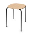 Taboret drewniany z metalowymi nogami Scope, wybór koloru - Andersen Furniture