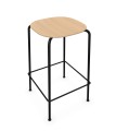 Hoker z drewnianym siedziskiem Scope, wybór koloru - Andersen Furniture