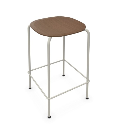 Hoker z drewnianym siedziskiem Scope, wybór koloru - Andersen Furniture