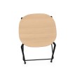 Hoker z drewnianym siedziskiem Scope 78, wybór koloru - Andersen Furniture