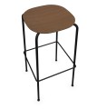 Hoker z drewnianym siedziskiem Scope 78, wybór koloru - Andersen Furniture