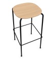 Hoker z drewnianym siedziskiem Scope 78, wybór koloru - Andersen Furniture
