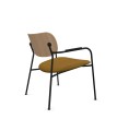 Designerski fotel z tapicerowanym siedziskiem Scope ReWool Kvadrat, wybór koloru - Andersen Furniture