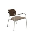 Designerski fotel z tapicerowanym siedziskiem Scope ReWool Kvadrat, wybór koloru - Andersen Furniture