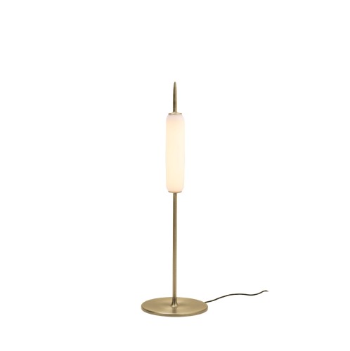 Lampa stołowa minimalistyczna Dunhammer Pale brass - EKTA Living