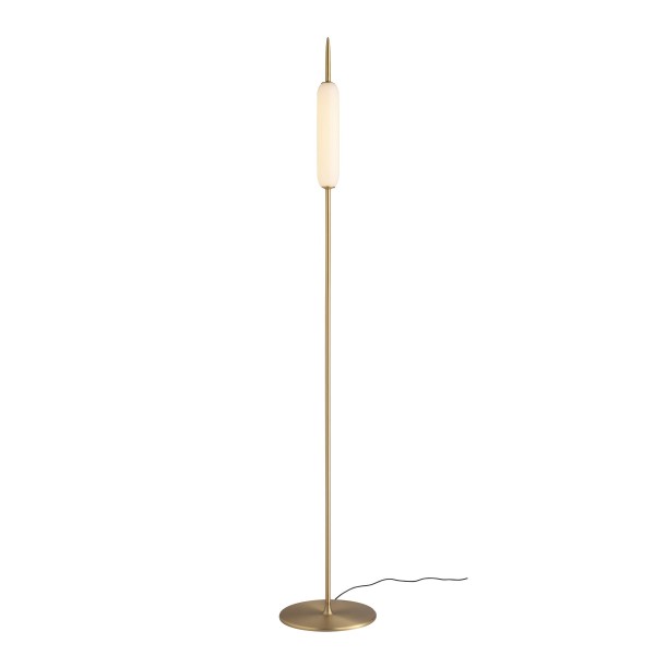 Lampa podłogowa minimalistyczna Dunhammer Pale brass - EKTA Living