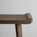 Ławka drewniana Scala 124, dąb dymiony - EKTA Living
