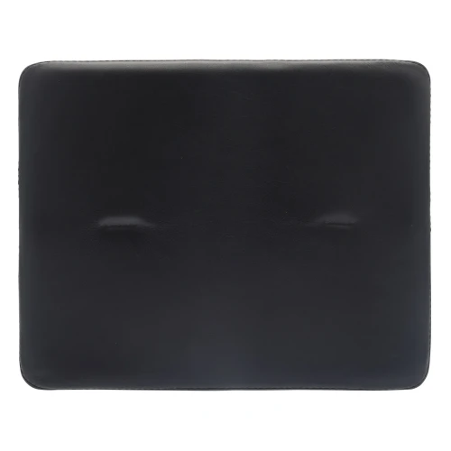 Poduszka na hoker i ławkę Scala Black 37,8x30, skórzana - EKTA Living