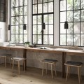 Poduszka na hoker i ławkę Scala Remix 37,8x30, jasnoszara - EKTA Living