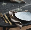 Serwetki bawełniane lniane 40x40, Hemmed szarobeżowe, 6 szt - Nordal
