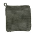 Łapka do garnków Mira Knit, bawełna organiczna, Green, 2-pak - Nordal