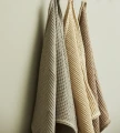 Ręcznik do twarzy waflowy Kapha Ayu 35x35, nugatowy, 2 szt - Nordal