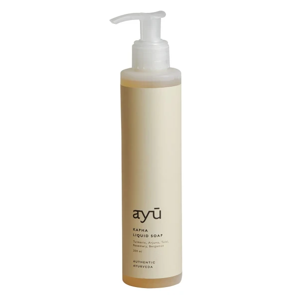 Mydło w płynie AYU Kapha 200 ml - kurkuma, arjuna, tulsi, rozmaryn, bergamotka - Ayu