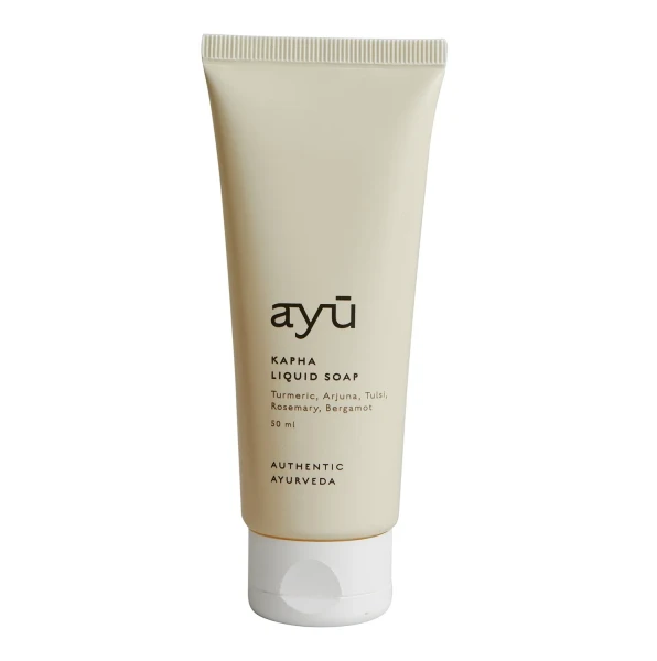 Mydło w płynie AYU Kapha 50 ml - kurkuma, arjuna, tulsi, rozmaryn, bergamotka - Ayu