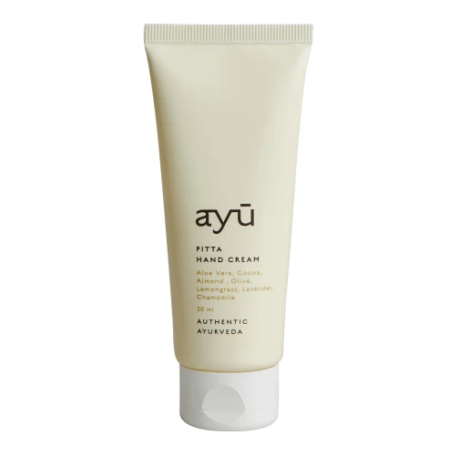 Krem do rąk AYU Pitta 50 ml - aloes, kakao, migdał, oliwki, lawenda, rumianek - Nordal
