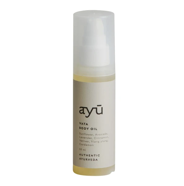 Olejek do ciała AYU Vata 50 ml - słonecznik, awokado, lawenda, cynamon, ylang ylang, kardamon - Ayu