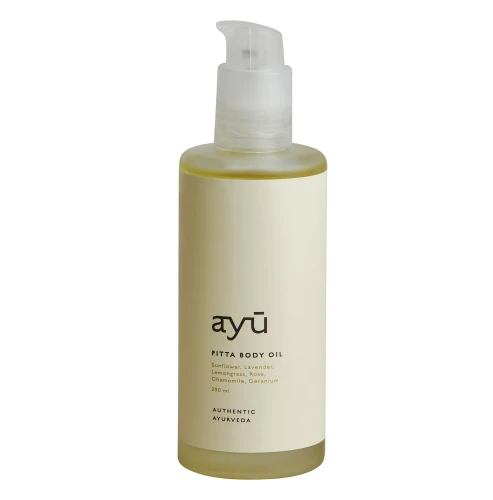 Olejek do ciała AYU Pitta 200 ml - róża, słonecznik, trawa cytrynowa, lawenda, rumianek, geranium - Nordal