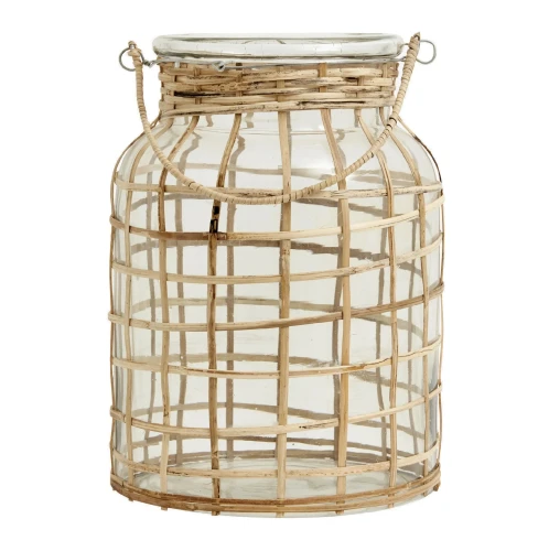 Lampion szklany bambusowy Bamboo 27 - Nordal