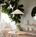 Lampa wisząca plisowana Dora, biała - PR Home