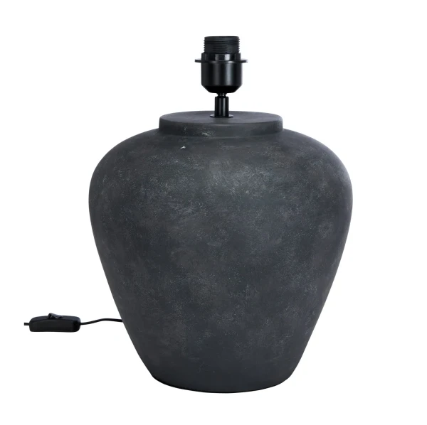 Ceramiczna podstawa lampy stołowej Lilly Antracite - PR Home