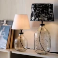 Szklana podstawa lampy stołowej Groove 40 - PR Home