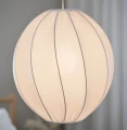 Klosz do lampy sufitowej materiałowy Olivia Twist 35, biały - PR Home